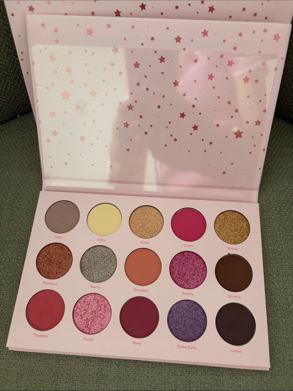 MOONSLICE pink Star Eyeshadow Palette — 16-Color Pink & Neutral Makeup Palette